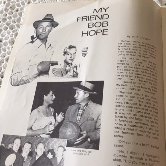 The World of Bob Hope Paperback Book Magazine Black & White Pictures Articles - Picture 3 of 5